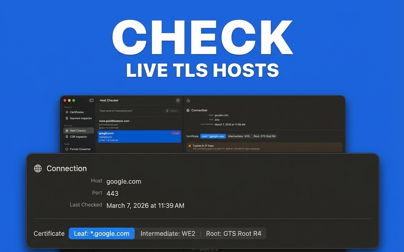 Check Live TLS Hosts